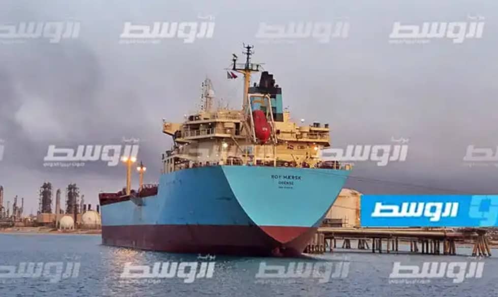 600,000 barrels of oil exported from the port of Brega to Spain