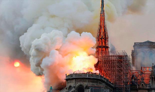 وزير فرنسي: إنقاذ كاتدرائية نوتردام «ليس أمرا مؤكدا»