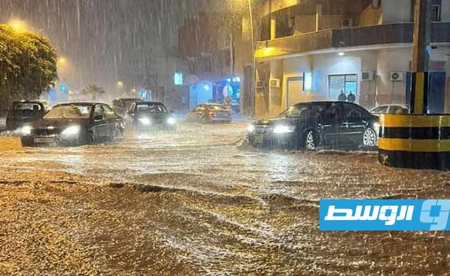 مديرية أمن طرابلس تدعو السائقين إلى الحذر بسبب الأمطار