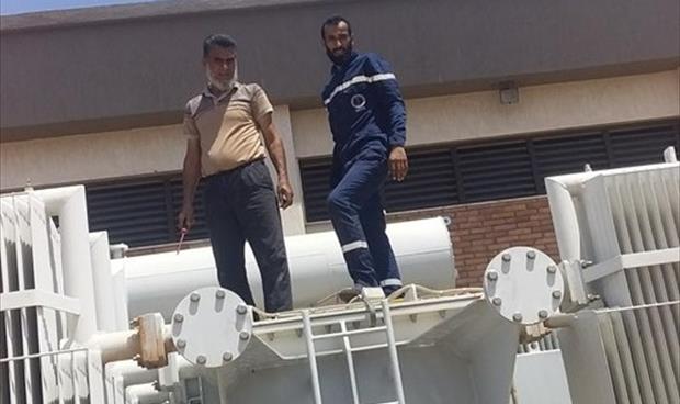 صيانة محول كهرباء في طرابلس تعطل جراء إطلاق رصاص