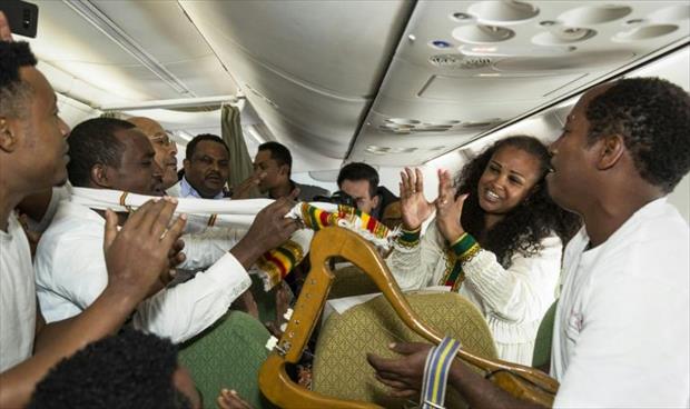 أول رحلة لخطوط طيران إريتريا إلى إثيوبيا