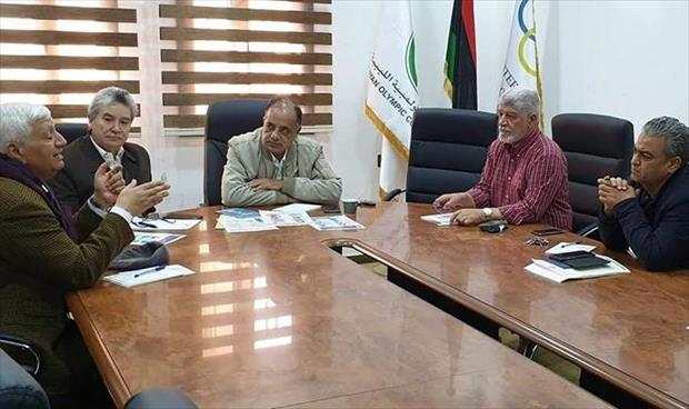 اللجنة الأولمبية الليبية تتبنى حملة للتوعية بـ«كورونا» بين الرياضيين