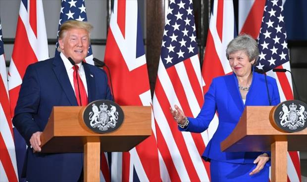 ترامب يتعهد بإبرام اتفاق تجاري مهم مع بريطانيا بعد «بريكست»