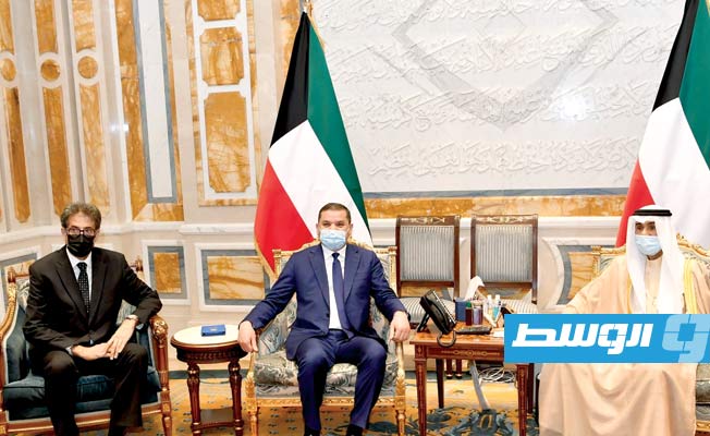 Dabaiba meets with Emir of Kuwait