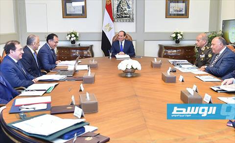 الرئيس المصري يتحدث عن «تسوية للأزمة الليبية على نحو شامل ومتكامل يتناول كافة جوانبها»
