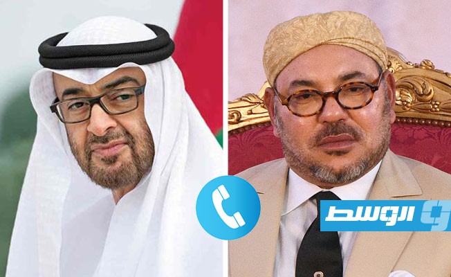 ملك المغرب يندد بهجوم الحوثيين في اتصال هاتفي مع ولي عهد أبوظبي
