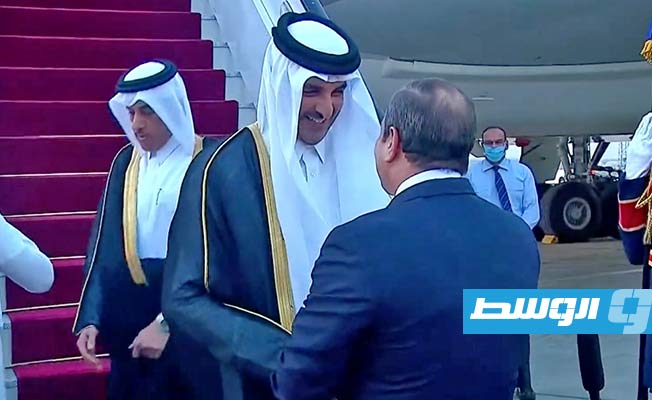 أمير قطر يصل القاهرة في زيارة تستغرق يومين
