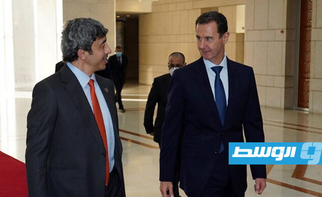 وزير خارجية الإمارات يلتقي الأسد في أول زيارة رسمية لدمشق منذ اندلاع النزاع