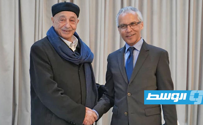 Aguila Saleh discusses efforts to hold elections with French Ambassador Mihraje