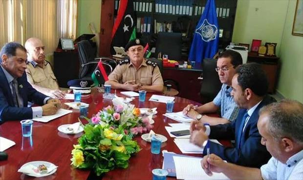 اجتماع بمديرية أمن طرابلس لمتابعة تنفيذ مشروع تطوير الشرطة