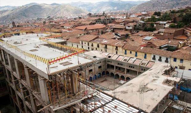 هدم فندق مشيد على أنقاض عائدة لحضارة الإنكا في البيرو