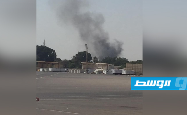 «بركان الغضب»: طيران يستهدف مطار معيتيقة