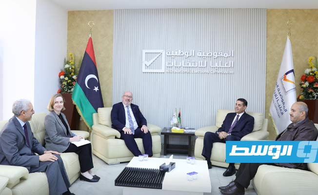 UK Ambassador Longden discusses election preparedness with HNEC Chairman Al-Sayeh