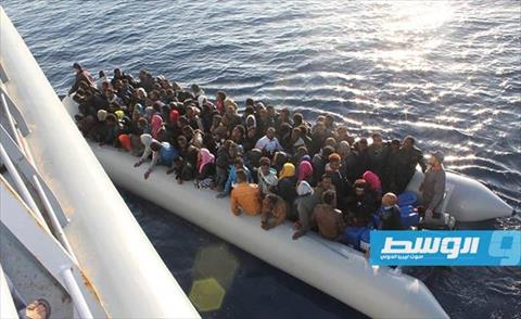 حرس السواحل ينقذ 71 مهاجرا غير شرعي شمال الخمس