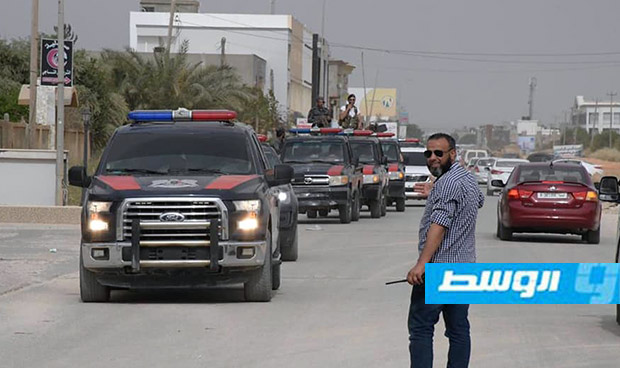 قوة من البحث الجنائي تغادر بنغازي للتمركز في مناطق بين أجدابيا وسرت