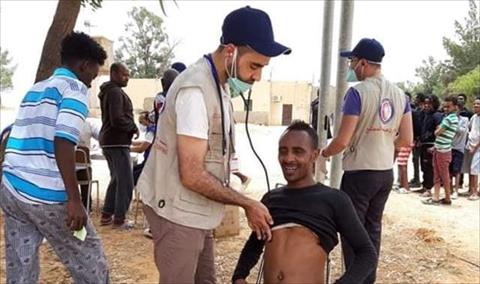 «أطباء بلا حدود»: كارثة صحية في مركزين للمهاجرين بالزنتان وغريان