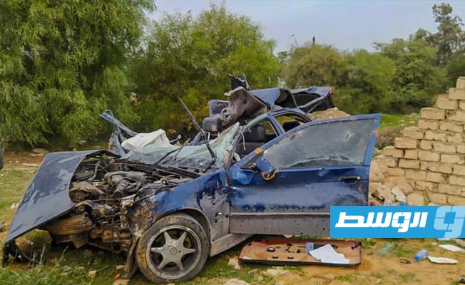 Driver killed, one person seriously injured in speeding accident on Tripoli's Airport Road