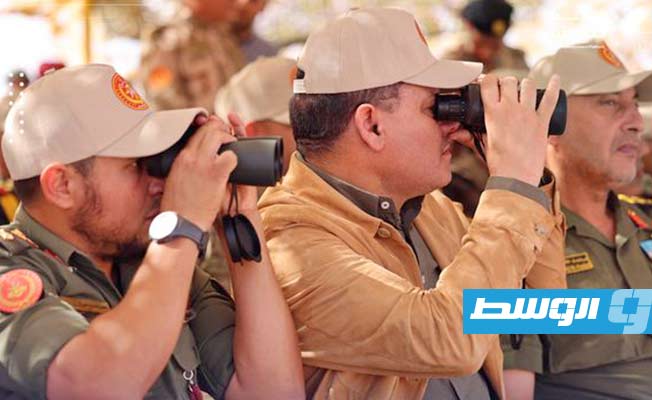 Dabaiba supervises tactical exercise with participation of 30 military units