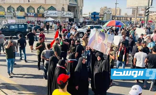 العراق.. متظاهرون يقتحمون المنطقة الخضراء المحصنة وسط بغداد اعتراضا على ترشح السوداني
