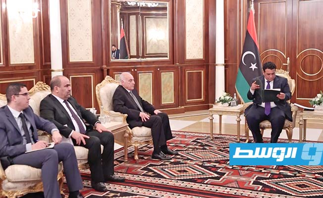 Algeria FM Attaf says ready to speed up solution for the Libyan crisis through Security Council during meeting with Menfi