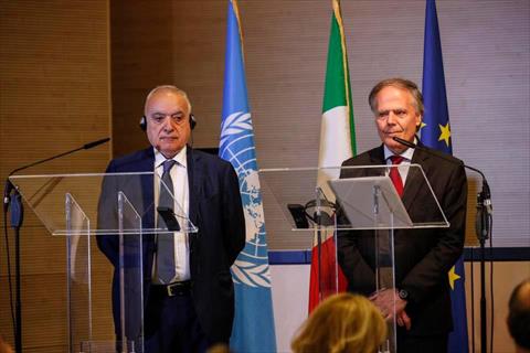 سلامة يبحث مع وزير خارجية إيطاليا تطورات الوضع في ليبيا