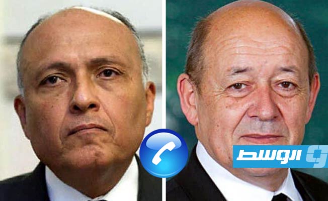 Shoukry stresses importance of holding simultaneous Libya presidential and parliamentary elections in call with Le Drian