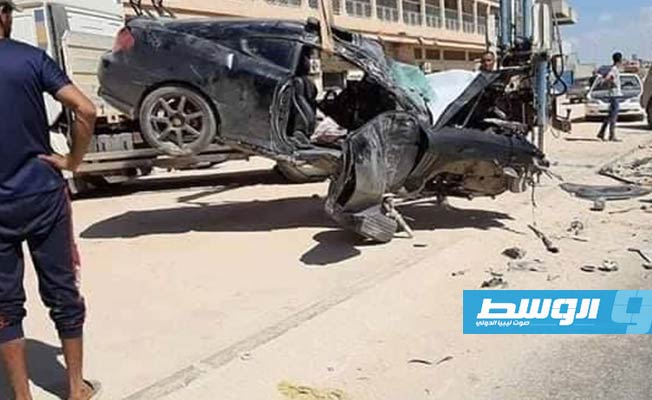 مواطنو بنغازي يشكون كثرة حوادث الموت على «الطريق السريع»