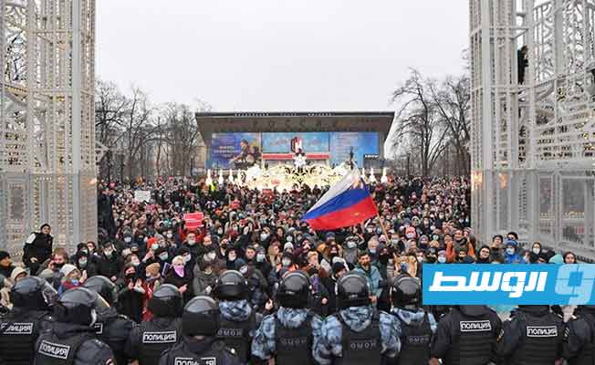 توقيف 200 شخص في أنحاء روسيا خلال احتجاجات ضد التعبئة الجزئية للمدنيين للقتال في أوكرانيا