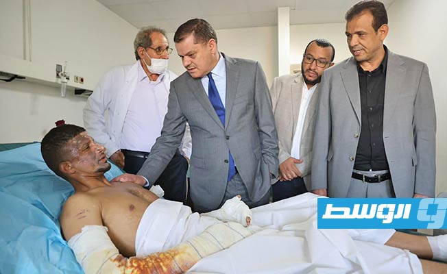 Dabaiba says coordinated for Bent Bayya explosion victims to receive treatment in Tunisia, Spain and Italy