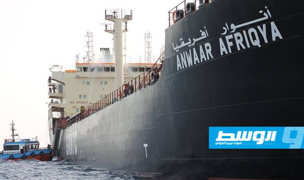 Tripoli port receives a tanker loaded with 33 million liters of fuel