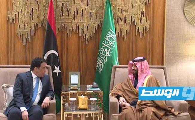 Menfi discusses Libya developments with Saudi Crown Prince Mohammed bin Salman