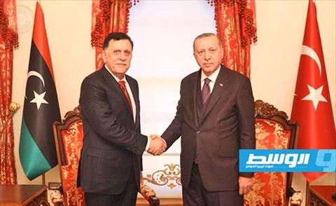 إردوغان يوجه دعوة للسراج لزيارة تركيا