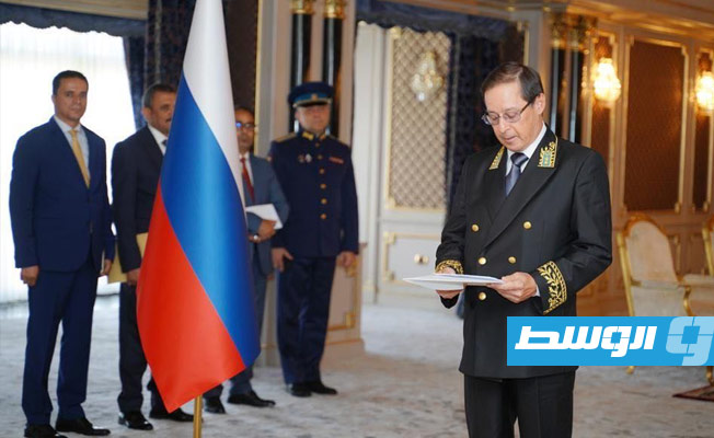 Russian Ambassador Aydar Aganin says 'diplomatic presence in Libya has been fully restored'
