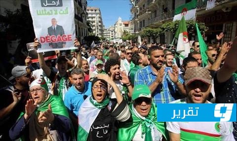 حشود غفيرة تطالب بإسقاط النظام في الجزائر تزامنا مع عيد الثورة