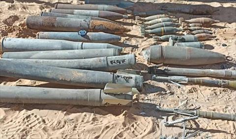 War remnants recovered in Sebha