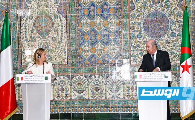 Algeria and Italy agree to coordinate efforts to resolve regional crises