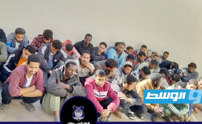 Security Directorate: 64 migrants arrested during security stops in Benghazi