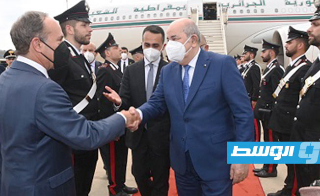 الرئيس الجزائري يصل إيطاليا في زيارة رسمية