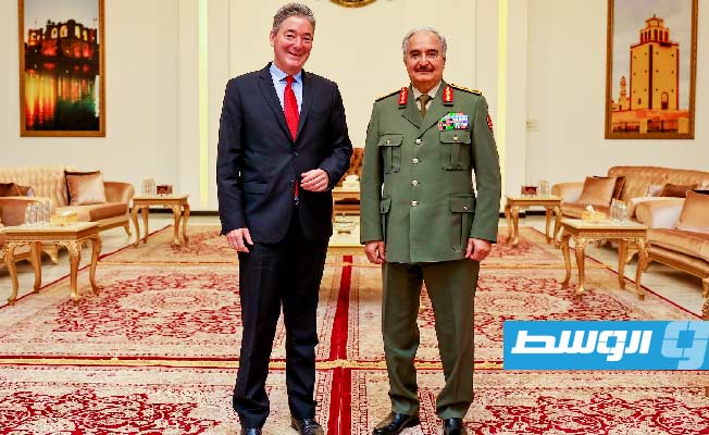 Khalifa Haftar receives German ambassador in Benghazi