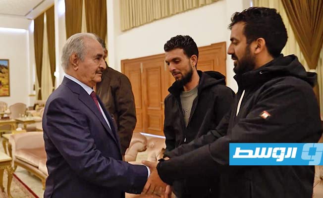General Command: Haftar receives group of fishermen that had been detained in Niger