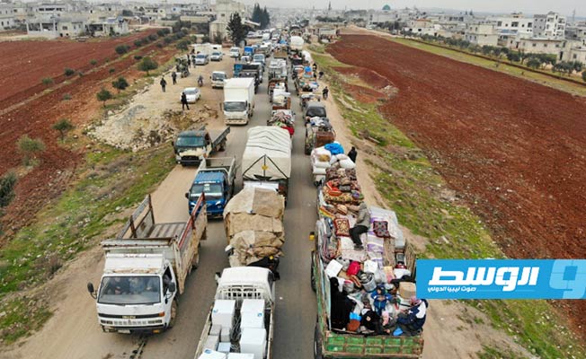 «فرانس برس»: نازحون سوريون يبحثون عن مأوى يقيهم البرد والمعاناة