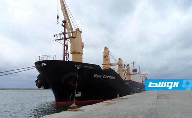 ميناء بنغازي يستقبل 23 ألف طن قمح