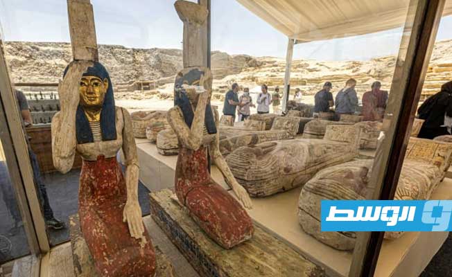 اكتشاف أكبر خبيئة برونزية في سقارة المصرية