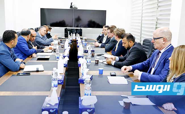 Libya's National Oil Corp. discusses cooperation with Arab-German Chamber of Commerce and Industry