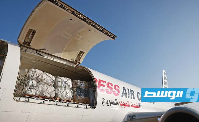 US flood relief aid arrives at Benghazi's Benina Airport