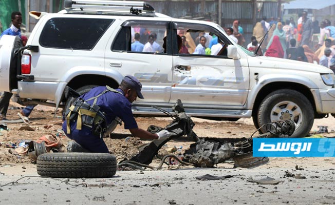 مقتل 16 شخصا على الأقل في هجوم انتحاري مزدوج جنوب غرب الصومال