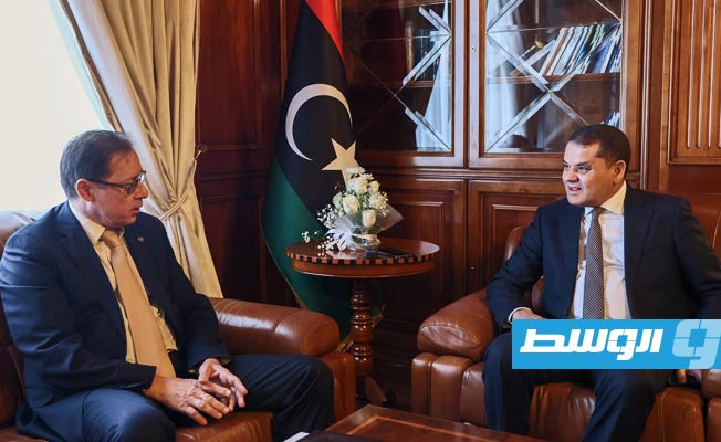 Russian Ambassador Aganin affirms support for UN envoy Bathily's election efforts during Tripoli meeting with Dabaiba