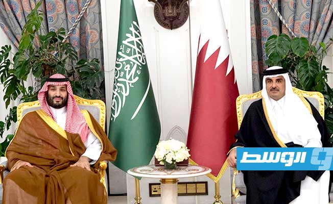 Saudi Arabia and Qatar stress the importance of reaching a political solution to the Libyan crisis