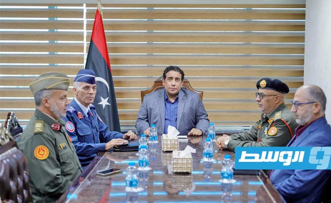 Menfi discusses progress in unifying military institution with 5+5 Joint Military Commission members from the western region