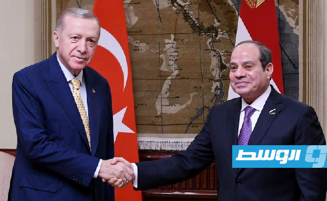 El-Sisi and Erdogan agree on cooperation to bring security and political stability to Libya